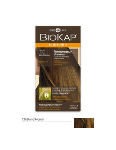 Nutricolor - Blond moyen 7.0 - 140 ml - BIOKAP