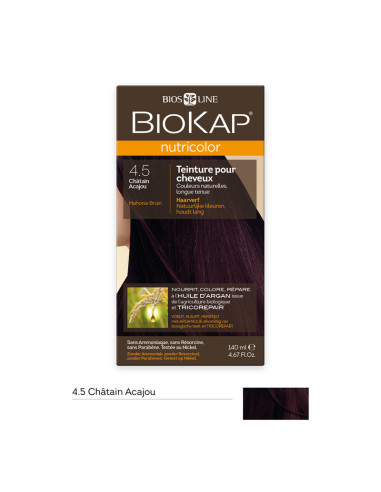 Nutricolor - Châtain acajou 4.5 - 140 ml - BIOKAP