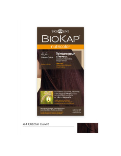 Nutricolor - Châtain cuivré 4.4 - 140 ml - BIOKAP