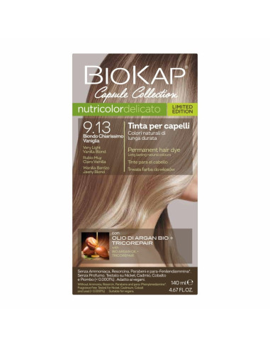 Nutricolor delicato  - Blond tres clair vanille 9.13 - 140 ml - BIOKAP