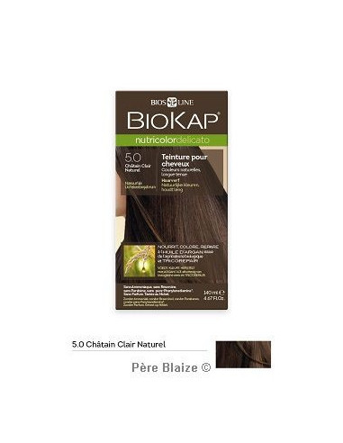 Nutricolor delicato - Châtain clair naturel 5.0 - 140 ml - BIOKAP