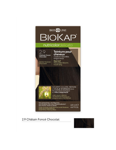 Nutricolor delicato - Châtain foncé chocolat 2.9 - 140 ml - BIOKAP