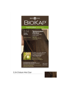 Nutricolor delicato - Châtain miel clair 5.34 - 140 ml - BIOKAP