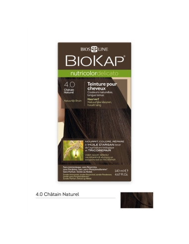 Nutricolor delicato - Châtain naturel 4.00 - 140 ml - BIOKAP