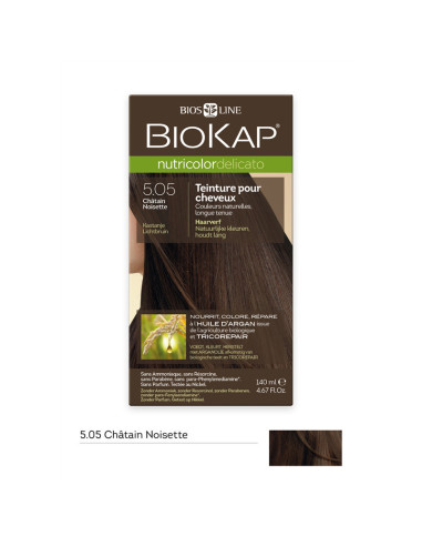 Nutricolor delicato - Châtain noisette 5.05 - 140 ml - BIOKAP0