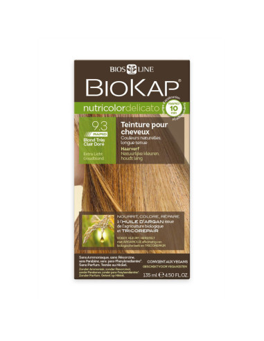 Nutricolor delicato rapid - Blond très clair doré 9.30 - 135 ml - BIOKAP