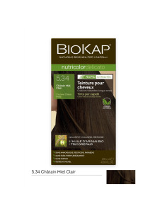 Nutricolor delicato rapid - Châtain miel clair 5.34 - 135 ml - BIOKAP
