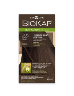 Nutricolor delicato rapid - Châtain noisette 5.05 - 135 ml - BIOKAP