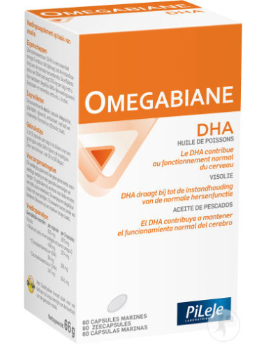 OMEGABIANE DHA - 80 caps - PILEJE