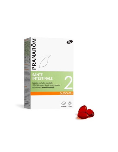 Oleocaps - N°2 Sante intestinale BIO - 30 capsules - PRANAROM