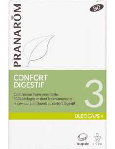 Oleocaps - N°3 confort digestif BIO - 30 capsules - PRANAROM