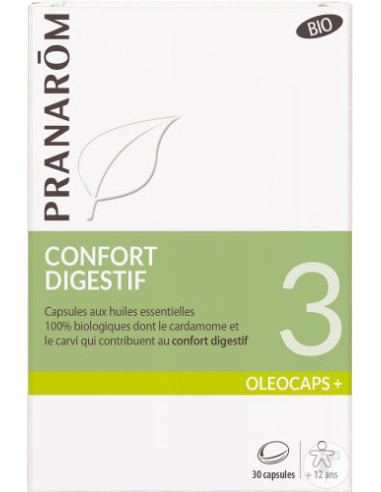 Oleocaps - N°3 confort digestif BIO - 30 capsules - PRANAROM