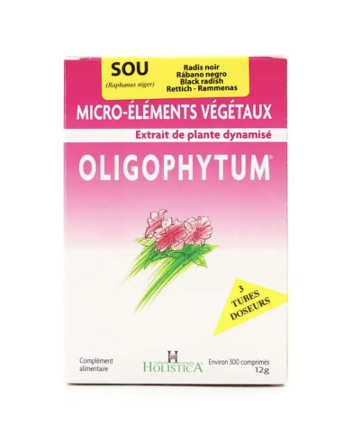 Oligophytum sou radis noir - 300 micro comprimés (env) - HOLISTICA