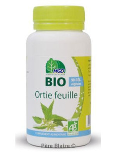 Ortie Bio (partie aérienne, Urtica dioica) – 90 gélules – MGD