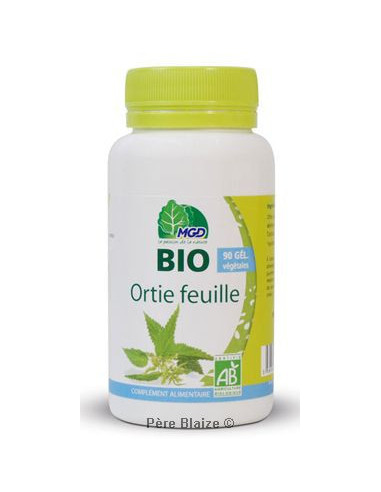 Ortie Bio (partie aérienne, Urtica dioica) – 90 gélules – MGD
