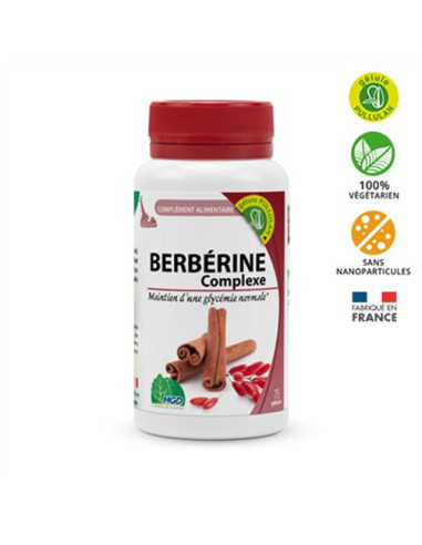 Berbérine extrait (berbéris, cannelle, chrome) – 90 gélules – MGD