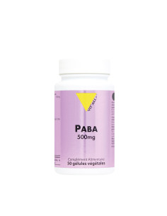 PABA 500 mg – 50 gélules végétales – VIT'ALL+