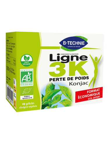 Pilulier Konjac AB - 36 gélules - B-TECHNIE