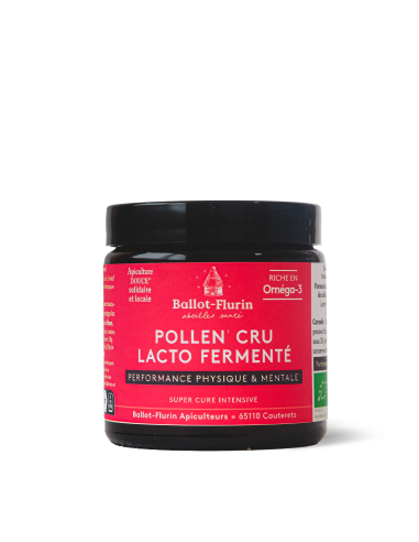 Pollen cru lacto-fermenté – 125 ml – BALLOT-FLURIN