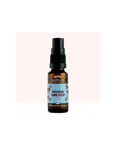 Pouvoir Dire Stop - Spray BIO Demeter - 20 ml - BIOFLORAL