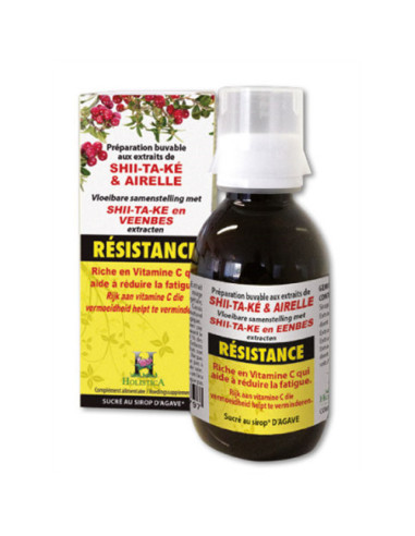 Préparation buvable résistance Shii-ta-ké - 150 ml - HOLISTICA
