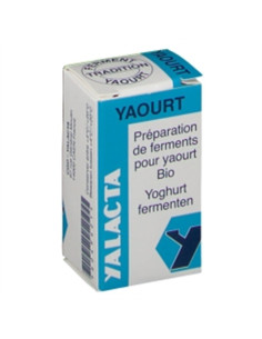 Préparation de ferments pour yaourt BIO - 4 g - YALACTA