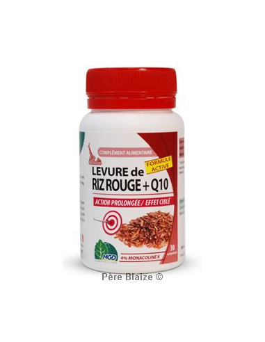 Riz rouge (levure, Monascus purpureus) + Q10 – 30 gélules – MGD (référence archivée)