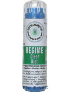Régime - Fleur de Bach BIO granules - 130 granules - COMPLEXE BACH - KOSMEO FLEURS DE BACH