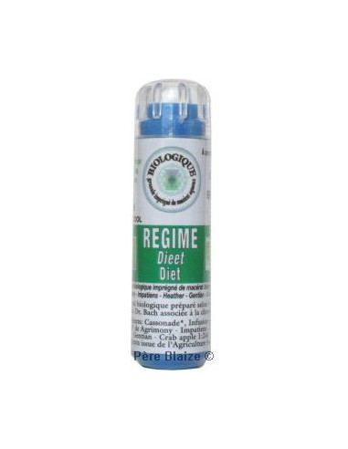 Régime - Fleur de Bach BIO granules - 130 granules - COMPLEXE BACH - KOSMEO FLEURS DE BACH