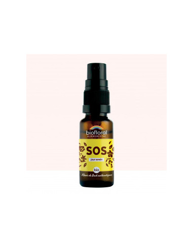 SOS Secours Jour Serein - Spray BIO Demeter - 20 ml - BIOFLORAL