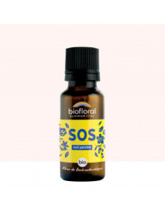 SOS Secours Nuit Paisible - Granules BIO - 19,5 g - BIOFLORAL