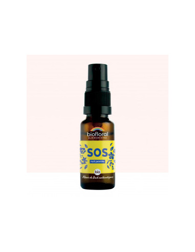 SOS Secours Nuit Paisible - Spray BIO Demeter - 20 ml - BIOFLORAL
