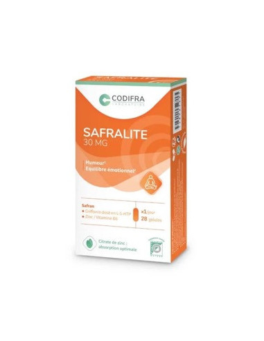 Safralite 30 mg - 28 gélules - CODIFRA