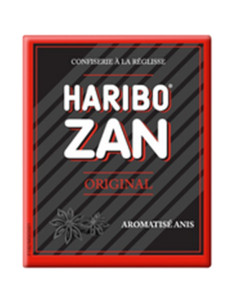 Bonbons Zan - Rouge - 12 g - HARIBO - RICQLES