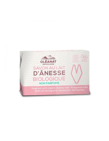 Savon au lait d'ânesse hypoallergénique - 100 g - OLEANAT