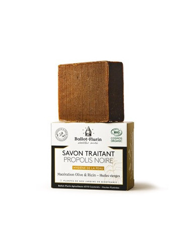 Savon traitant bio propolis noire – 100 g – BALLOT-FLURIN