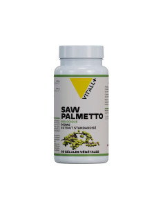 Saw Palmetto bio 500 mg – 60 gélules végétales – VIT'ALL+