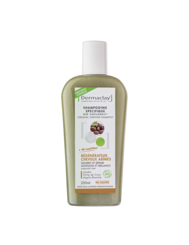 Shampooing BIO régénérateur cheveux abimés - 250 ml - DERMACLAY