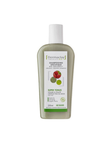 Shampooing BIO super tonus - 250 ml - DERMACLAY