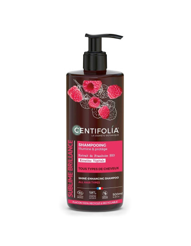 Shampooing brillance tous types de cheveux – Flacon pompe 500 ml – CENTIFOLIA - ARCH