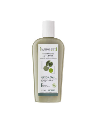 Shampooing purifiant detox - 250 ml - DERMACLAY