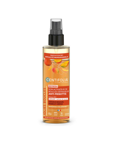 Soin activateur de boucles anti-frisottis – Flacon spray 200 ml – CENTIFOLIA