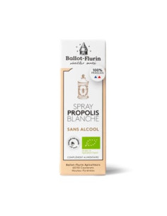 Spray propolis blanche sans alcool – 15 ml – BALLOT-FLURIN