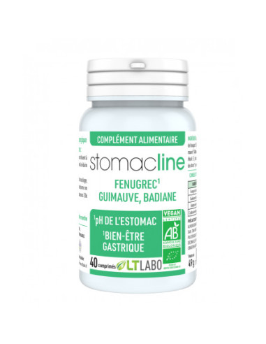 Stomacline - Bien-être digestif - 40 comprimés - LT LABO