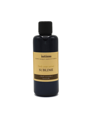 Sublime, huile satinée à l'immortelle - 100 ml - INTIMU 