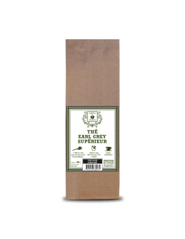 Thé noir Earl Grey Superieur pointes blanche - 100 g - PÈRE BLAIZE