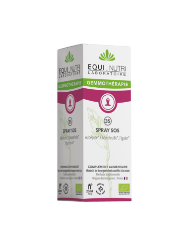 Bourgeons BIO - N° 35 Spray SOS -  20 ml - EQUI-NUTRI