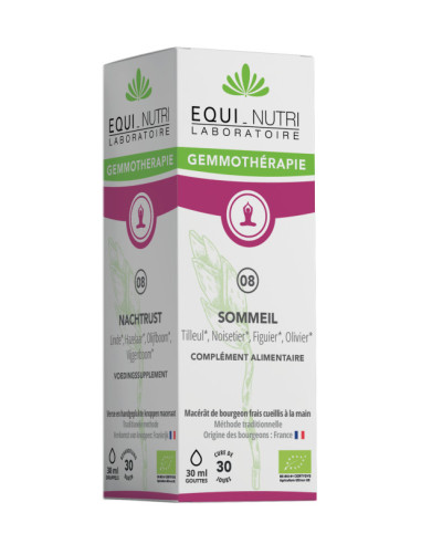 Bourgeons BIO - N°08 sommeil - 30 ml - EQUI-NUTRI