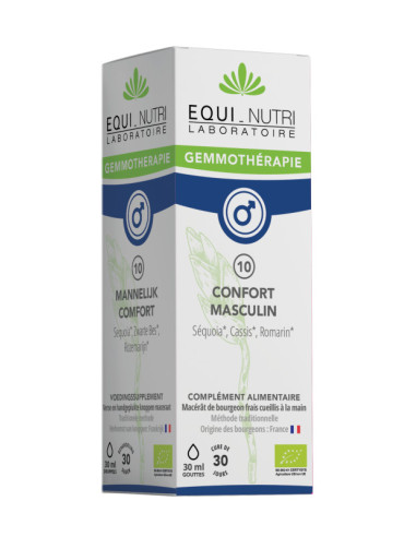 Bourgeons BIO - N°10 confort masculin - 30 ml - EQUI-NUTRI