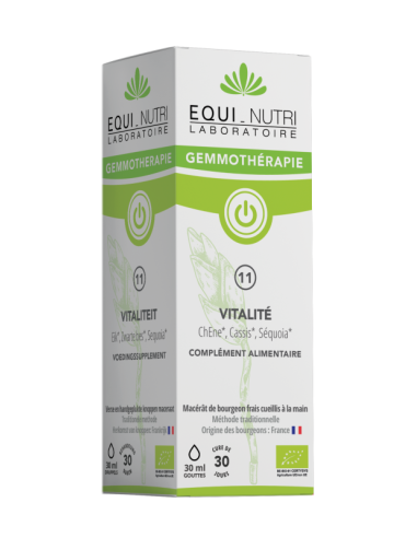 Bourgeons BIO - N°11 vitalité - 30 ml - EQUI-NUTRI
